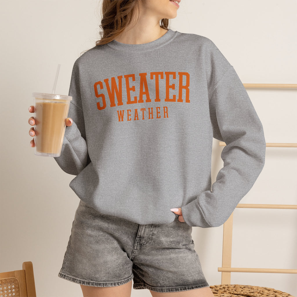Sweater Weather Crewneck Sweatshirt — Cozy Fall Pullover