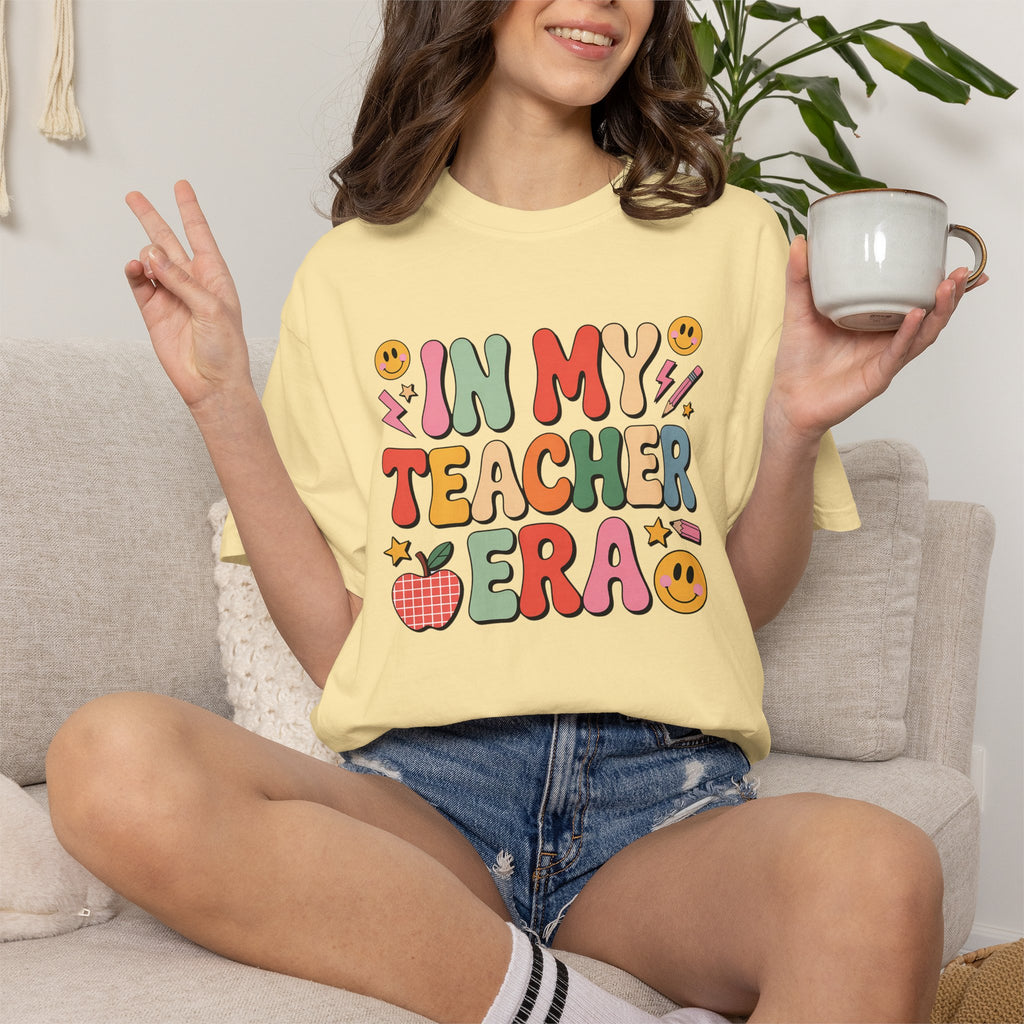 Teacher Era T-Shirt — Cute Retro "In My Teacher Era" Graphic Tee for Educators
