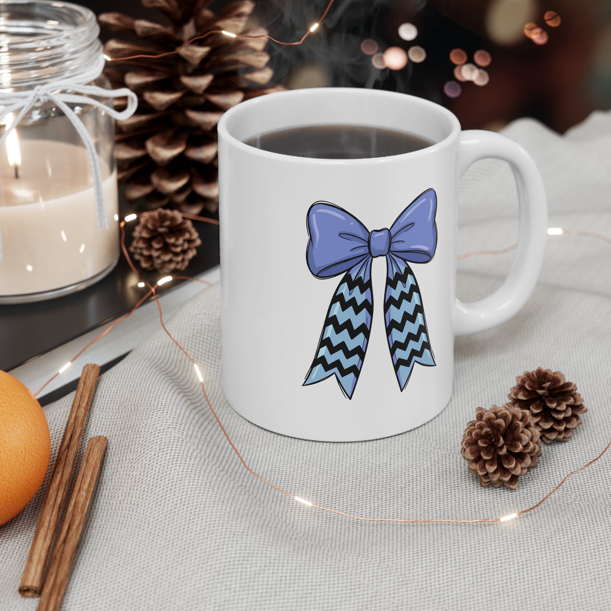 Purple Bow Mug