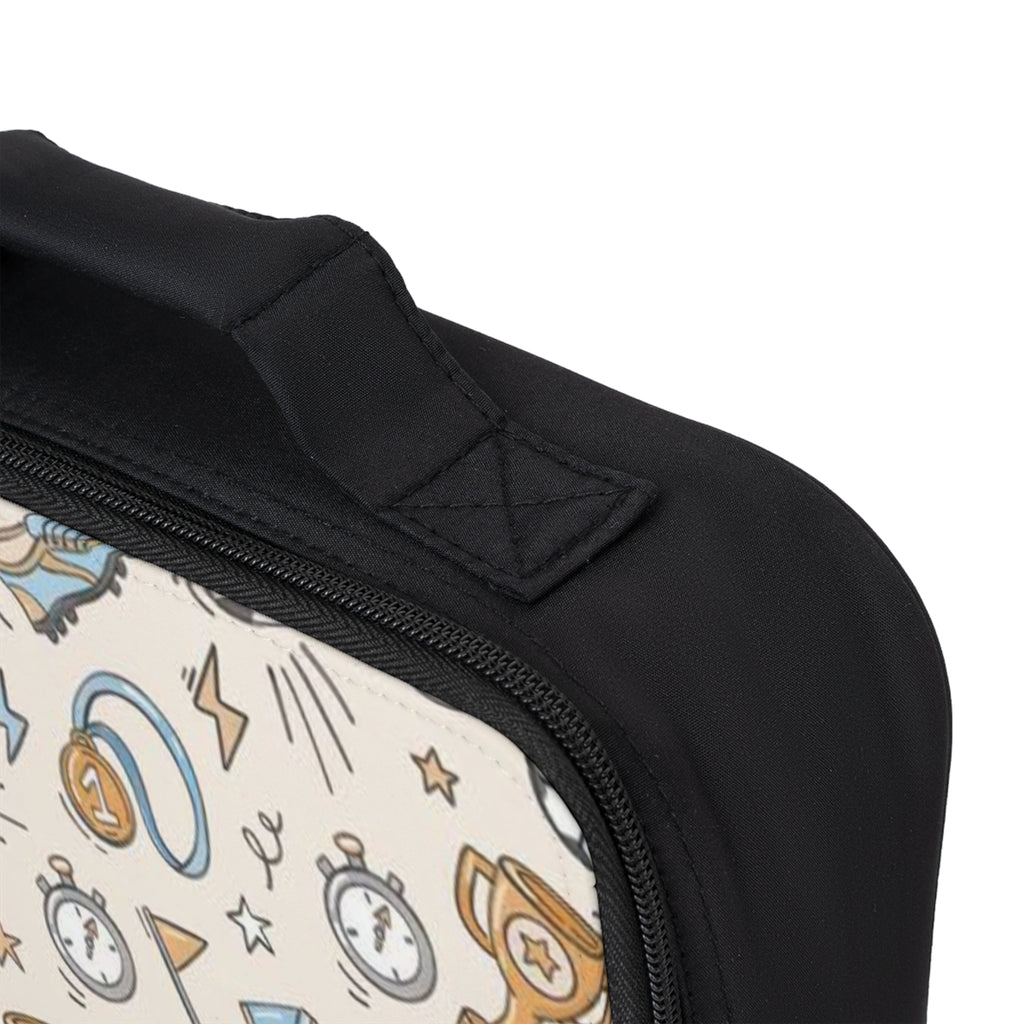 Soccer Kids Lunch Bag — Cute Sports Pattern Insulated Bento Bag