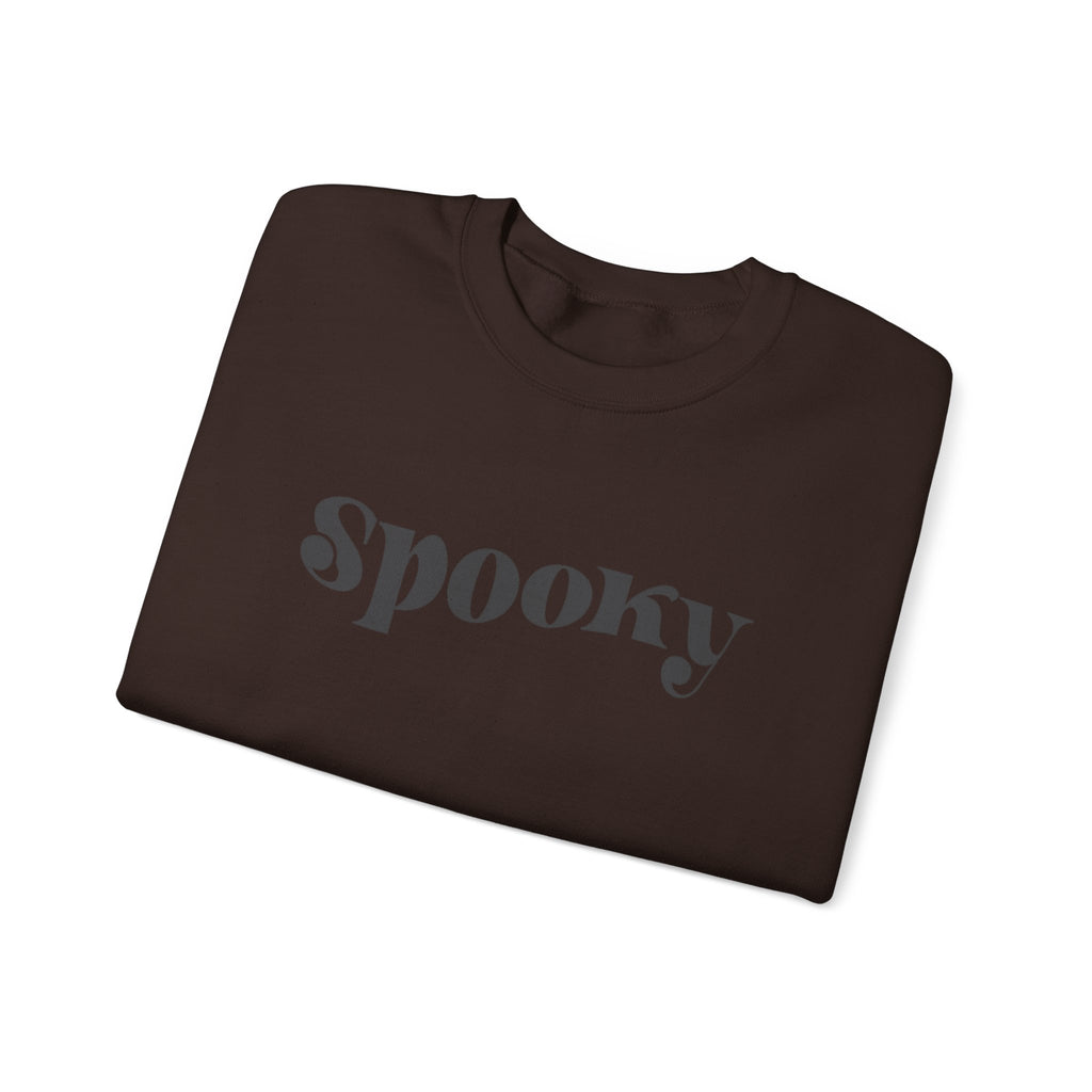 Spooky Crewneck Sweatshirt — Minimal Halloween Pullover