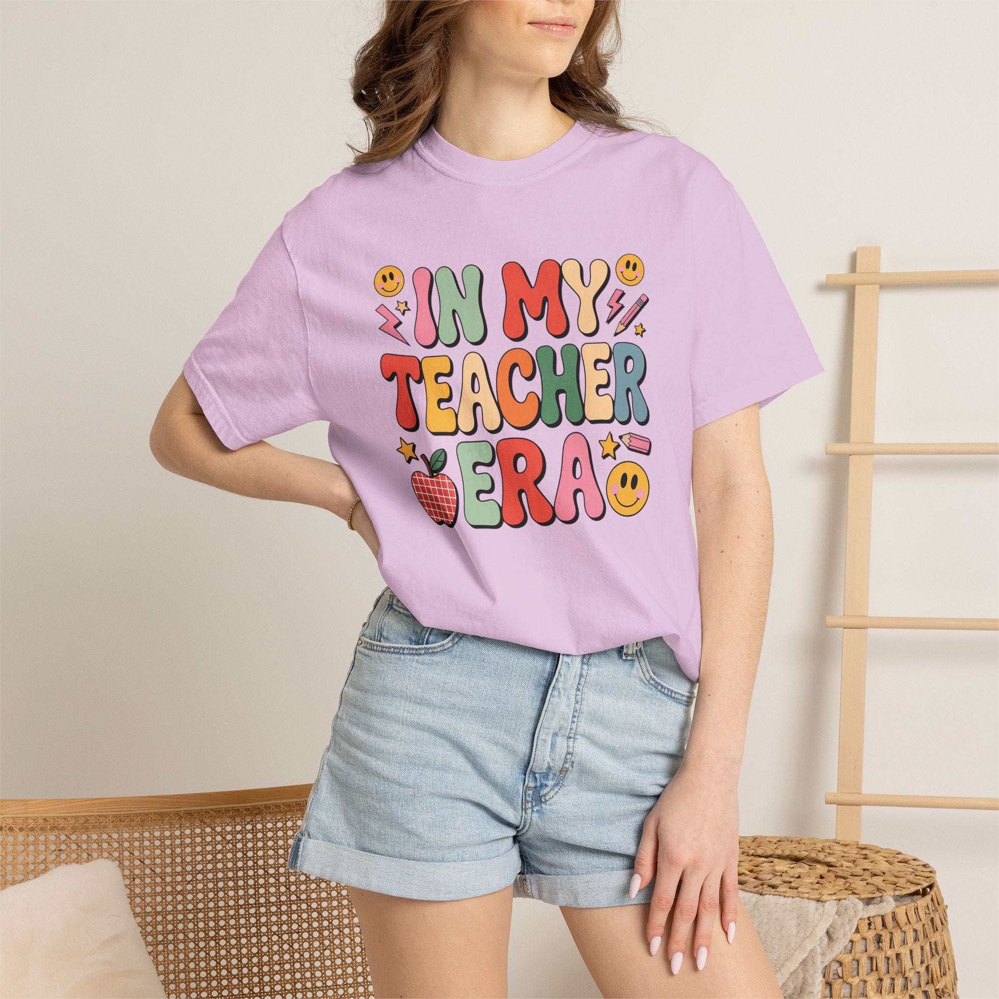 Teacher Era T-Shirt — Cute Retro "In My Teacher Era" Graphic Tee for Educators