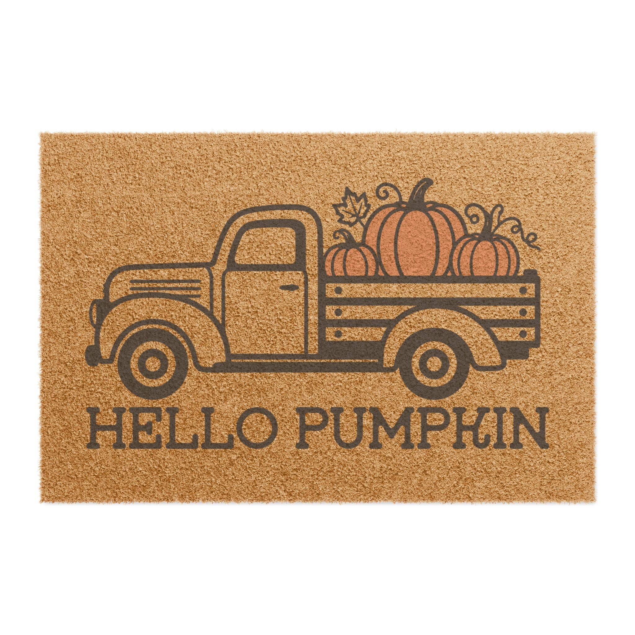 Hello Pumpkin Welcome Mat