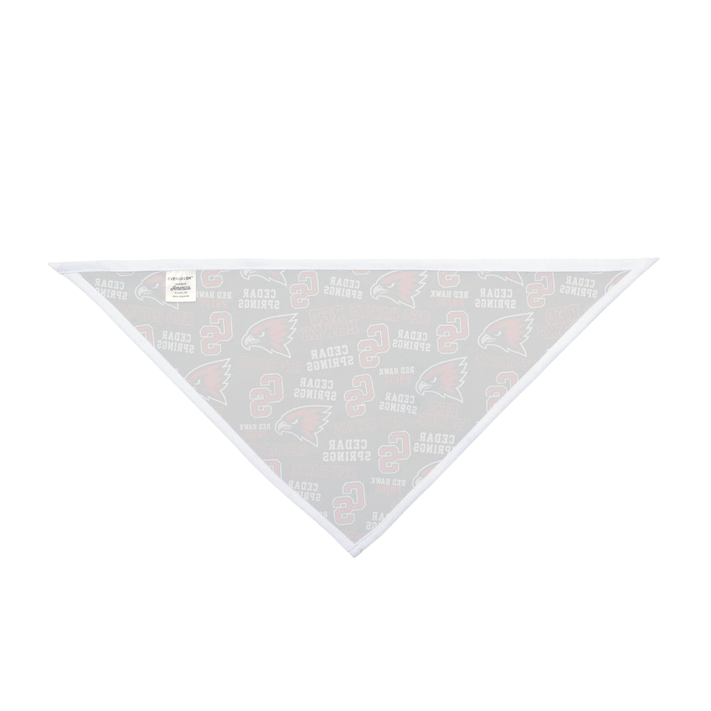 Cedar Springs Cardinals Pet Bandana – School Spirit Triangle Bandana for Dogs & Cats