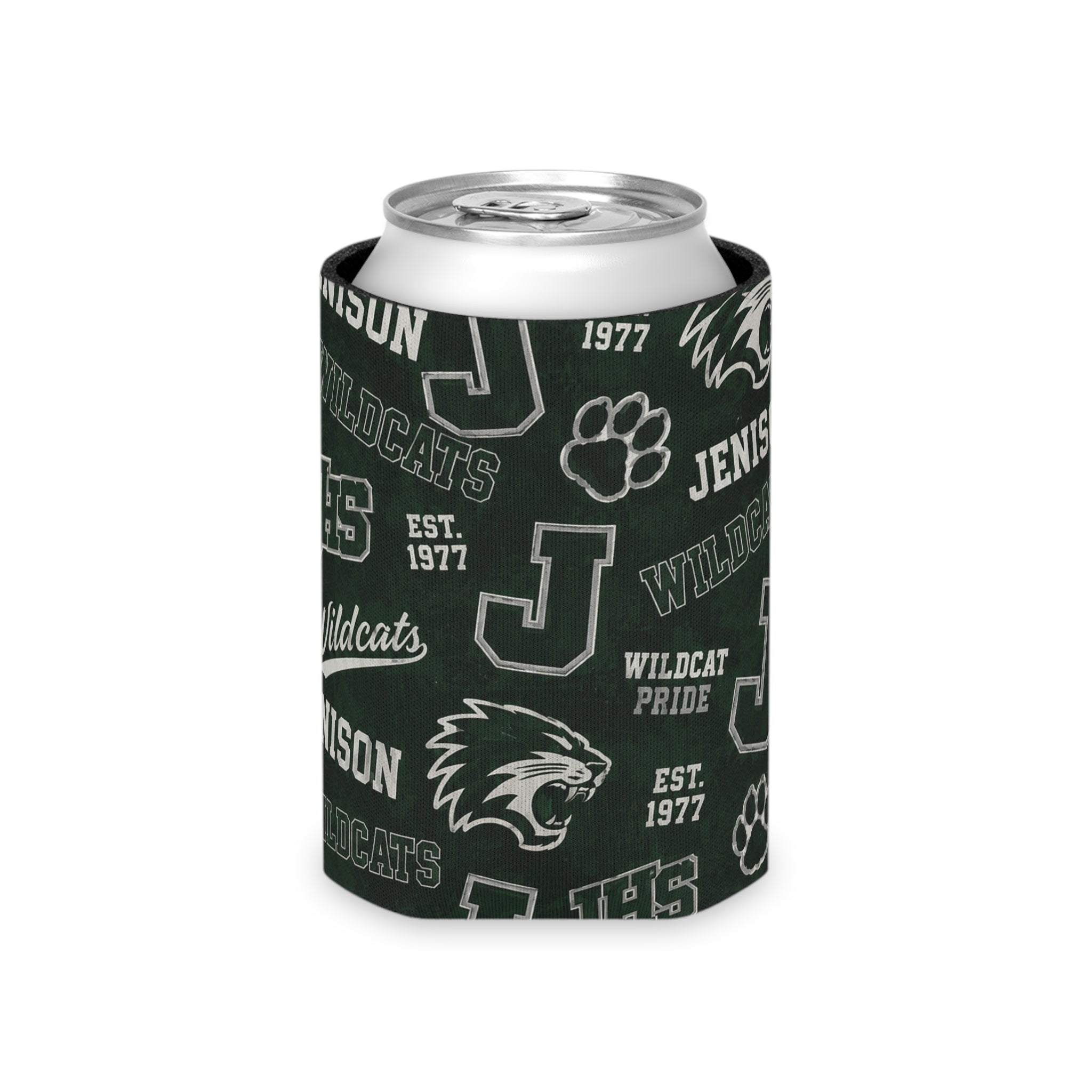 Wildcats Can Cooler – Jenison School Spirit Beverage Koozie