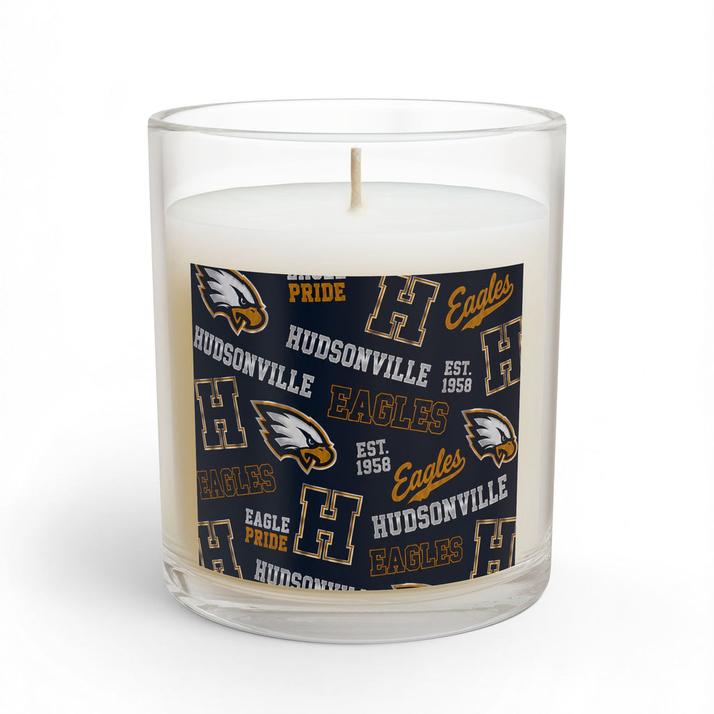 Hudsonville Eagles Glass Candle, 11oz