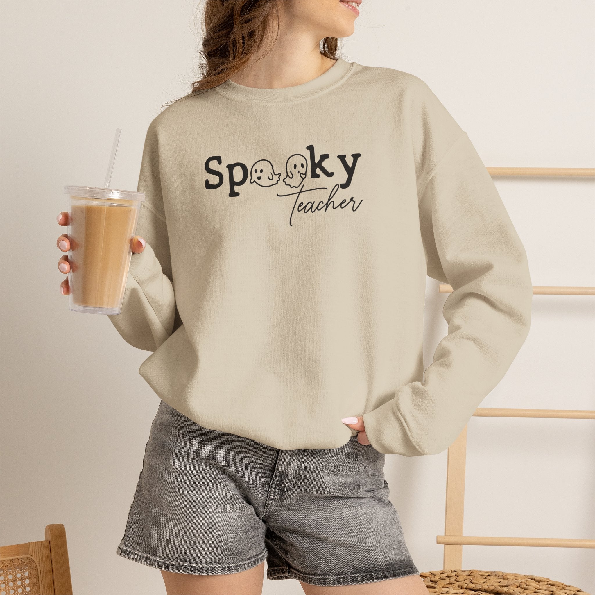 Spooky Teacher Crewneck Sweatshirt