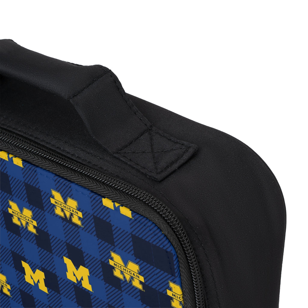 Michigan Wolverines Plaid Lunch Box