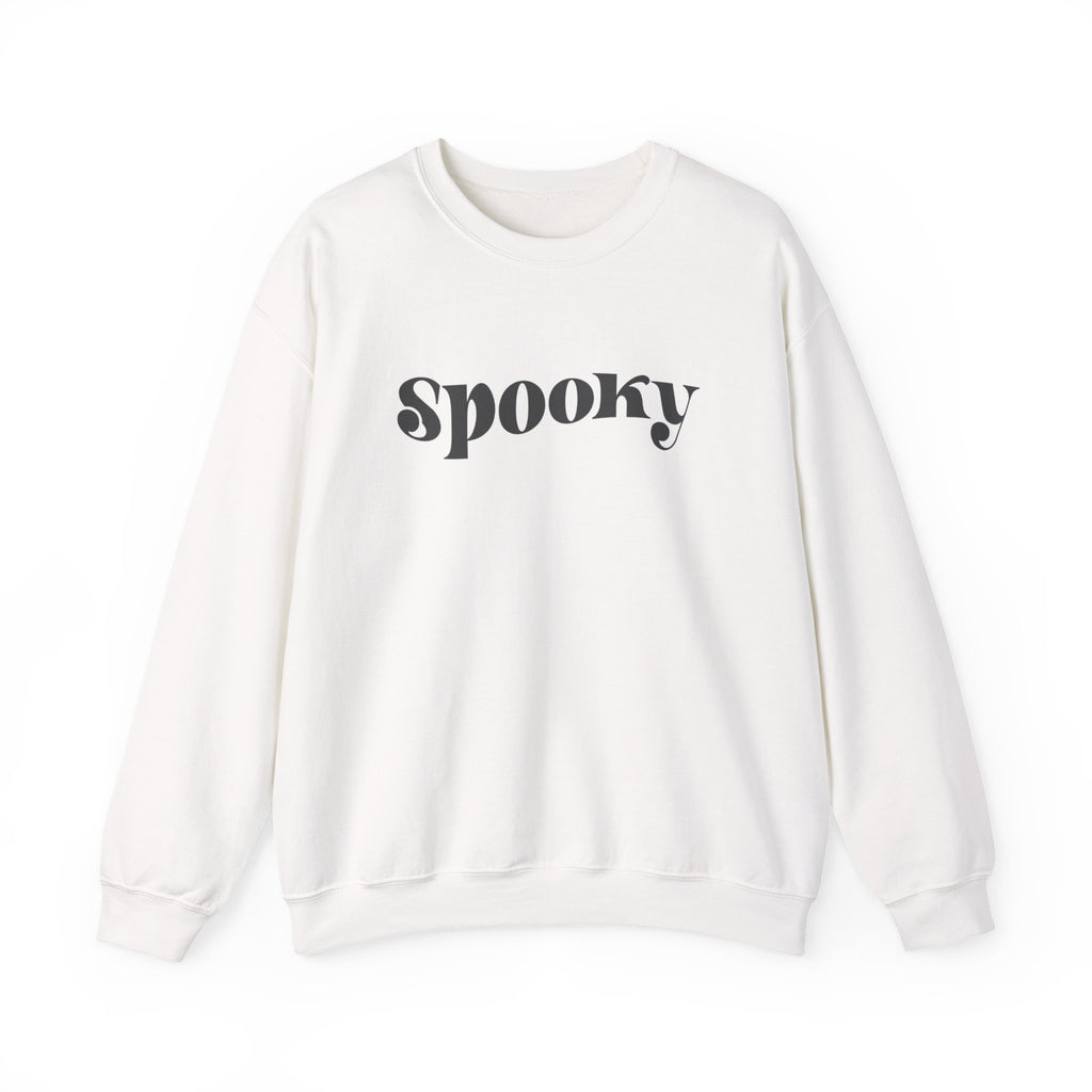 Spooky Crewneck Sweatshirt — Minimal Halloween Pullover