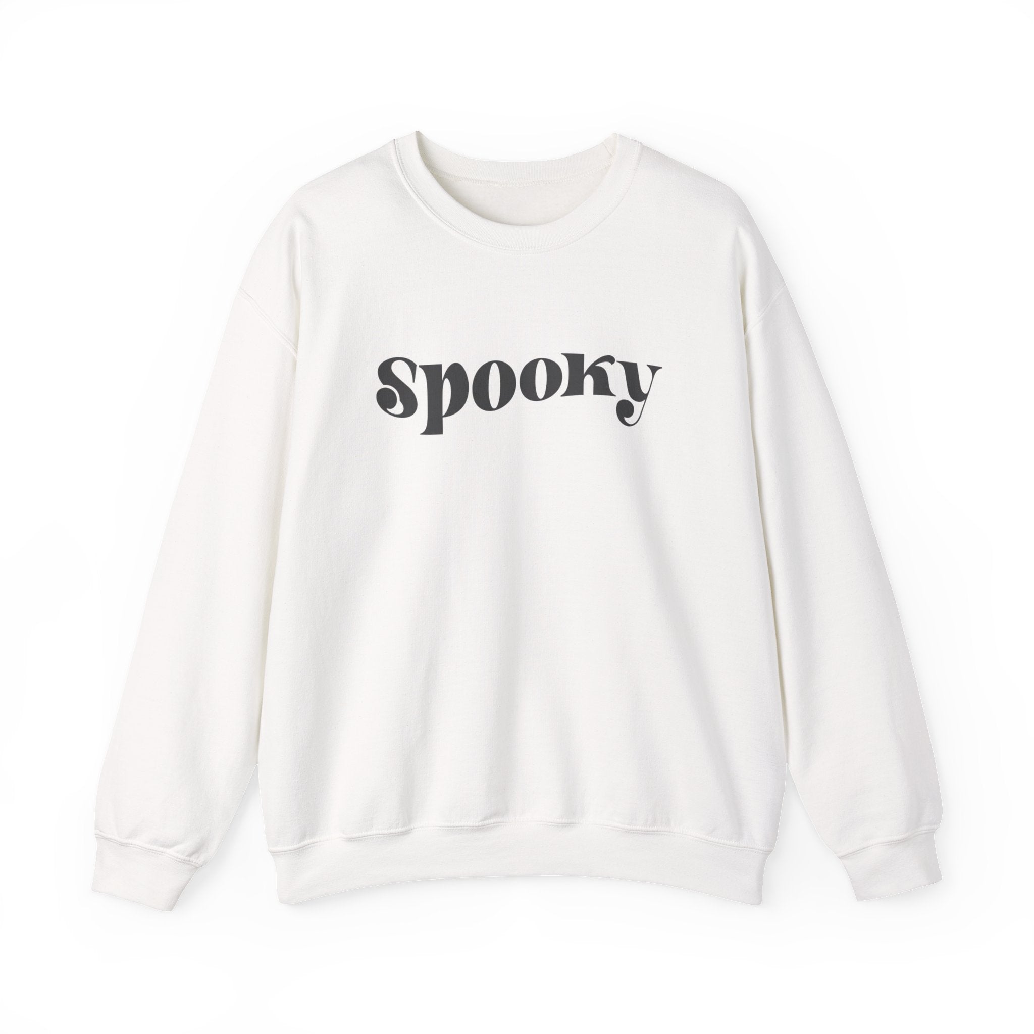 Spooky Crewneck Sweatshirt — Minimal Halloween Pullover