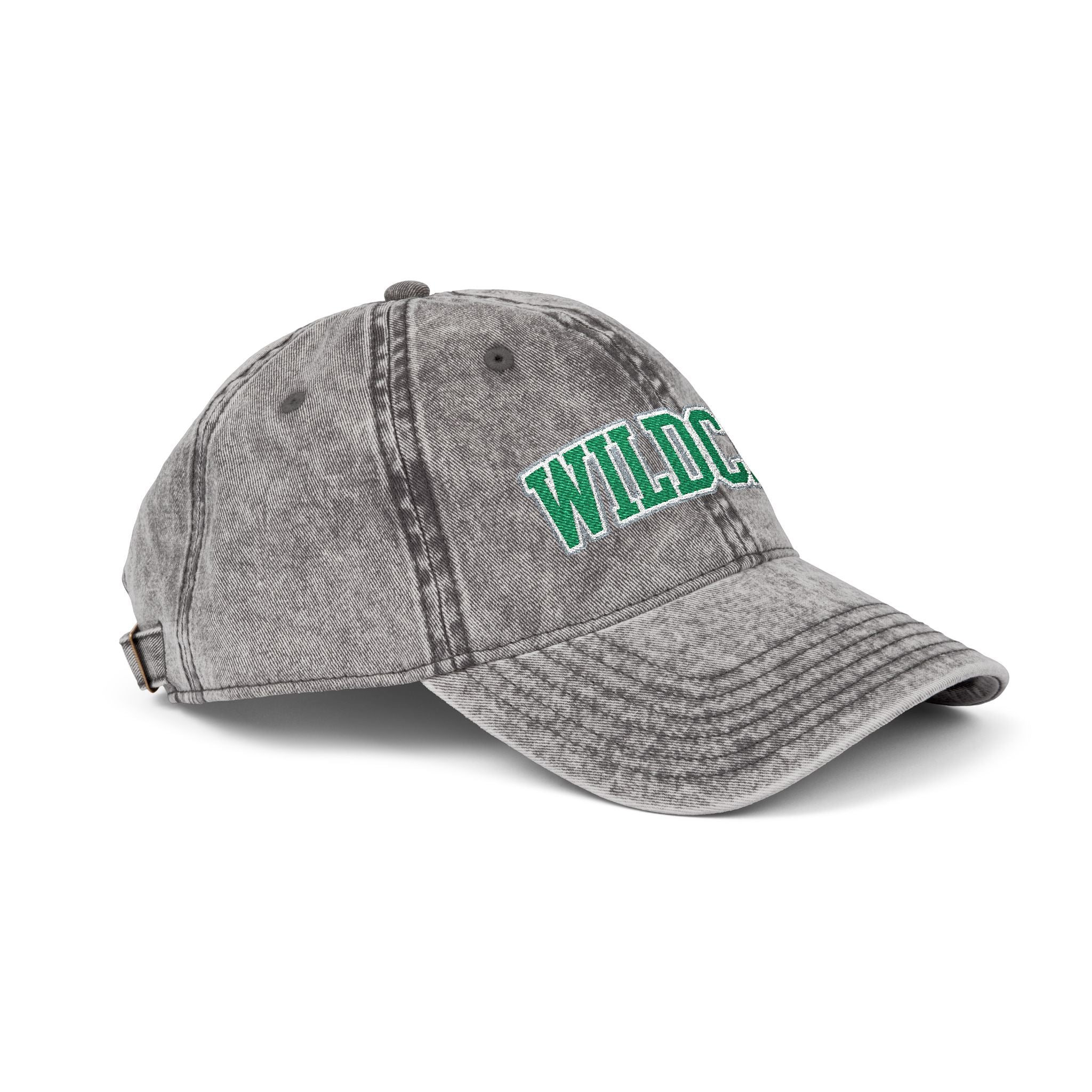Vintage Embroidered 'Wildcats' Cap – Washed Retro Baseball Hat