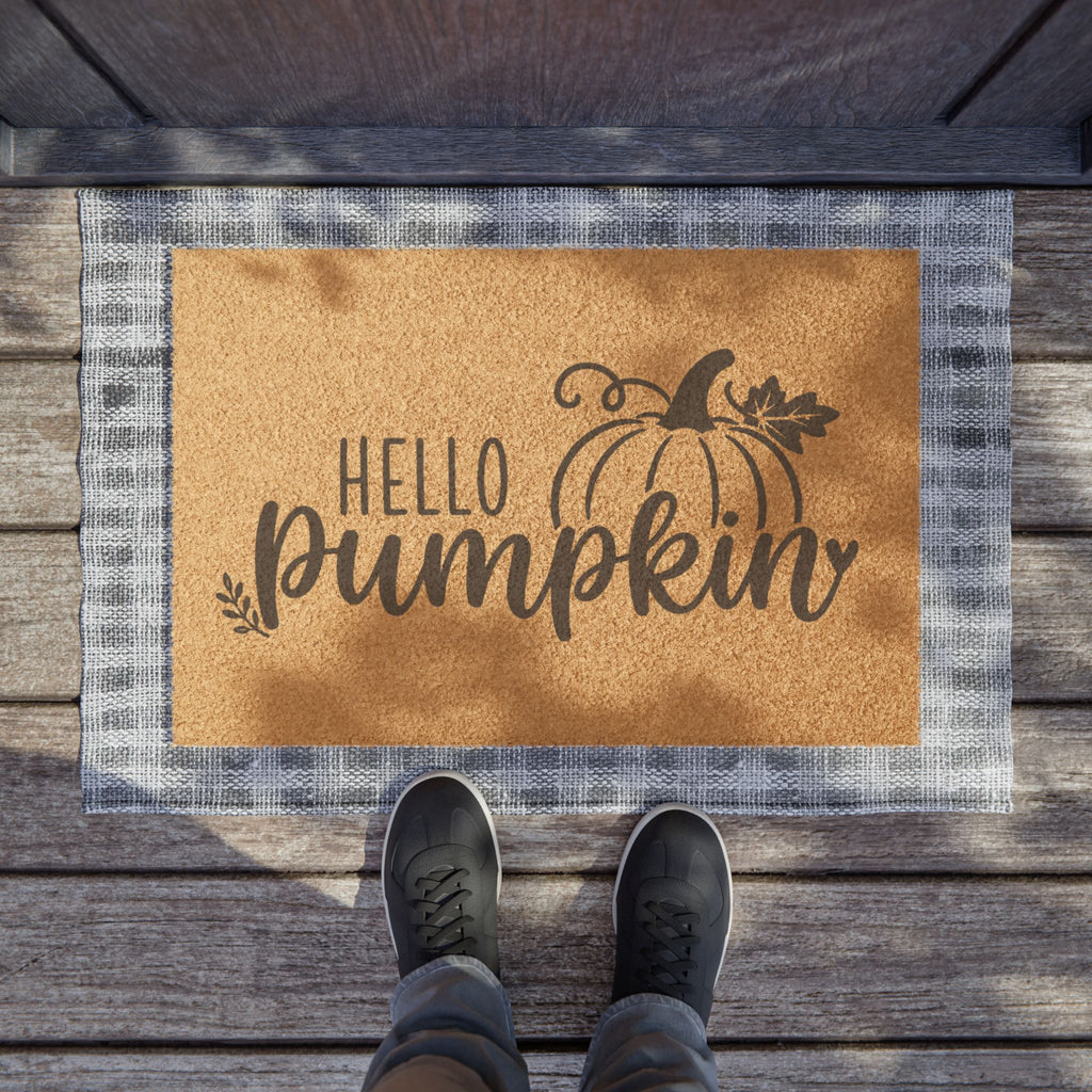 Hello Pumpkin Welcome Mat