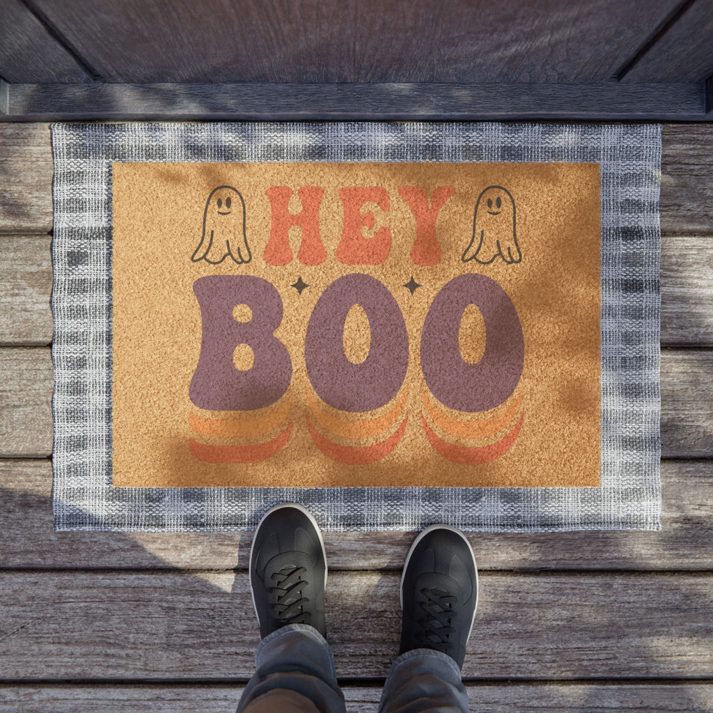 Hey Boo Welcome Mat