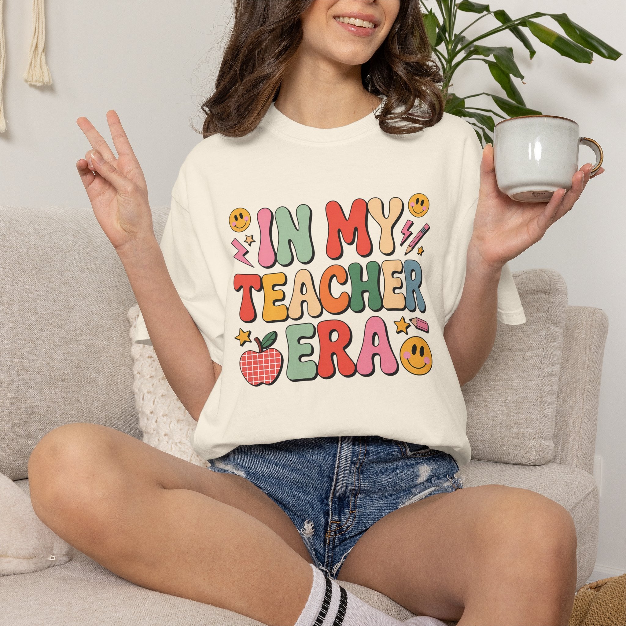 Teacher Era T-Shirt — Cute Retro "In My Teacher Era" Graphic Tee for Educators