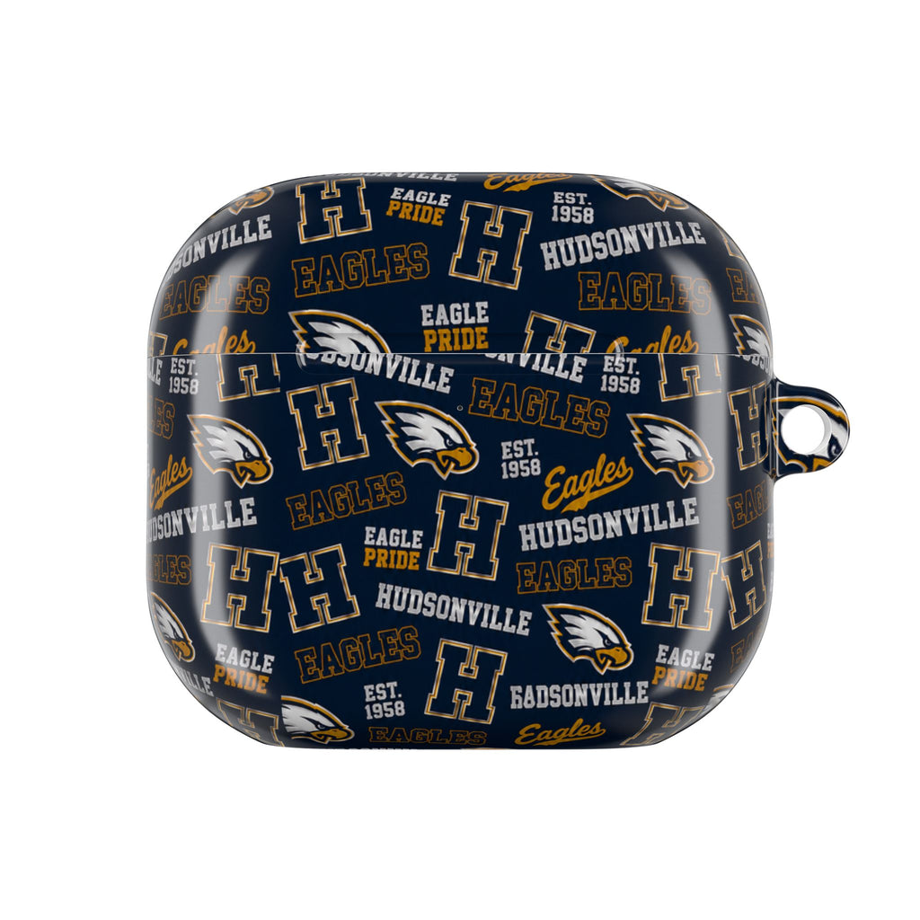 Hudsonville Eagles AirPod Case — School Spirit Protective Cover
