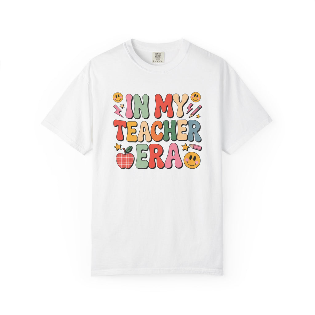 Teacher Era T-Shirt — Cute Retro "In My Teacher Era" Graphic Tee for Educators