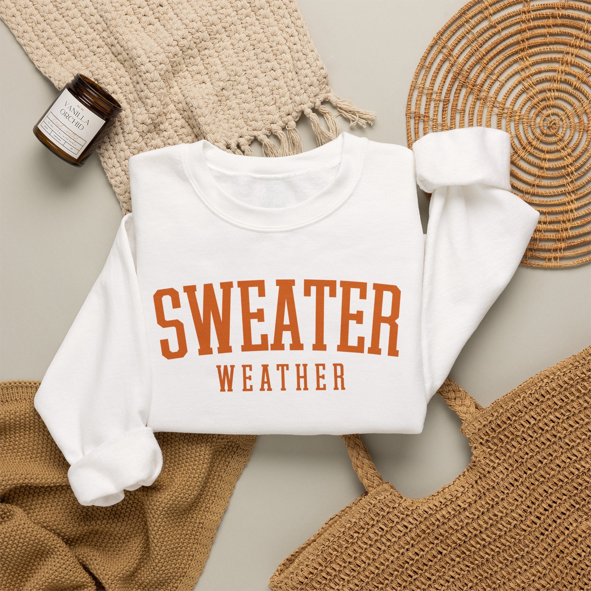 Sweater Weather Crewneck Sweatshirt — Cozy Fall Pullover