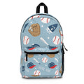 Baseball Pattern Backpack — Kids' 'Home Run' Sports School Bag