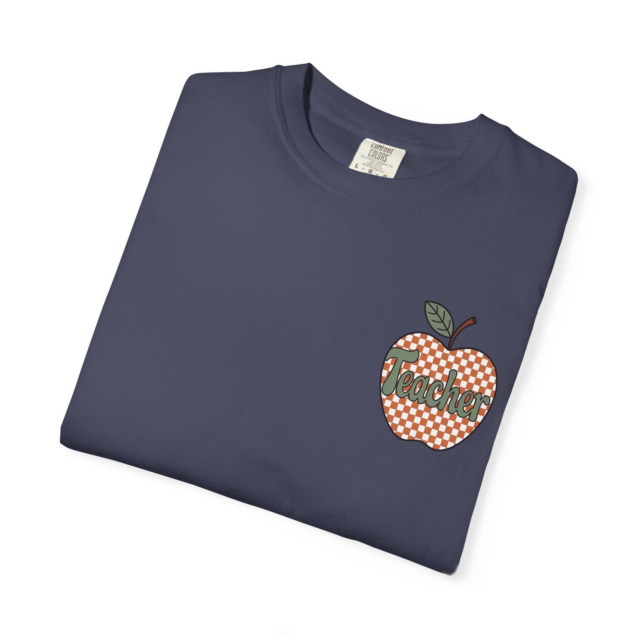 Apple Checkerboard Graphic T-Shirt
