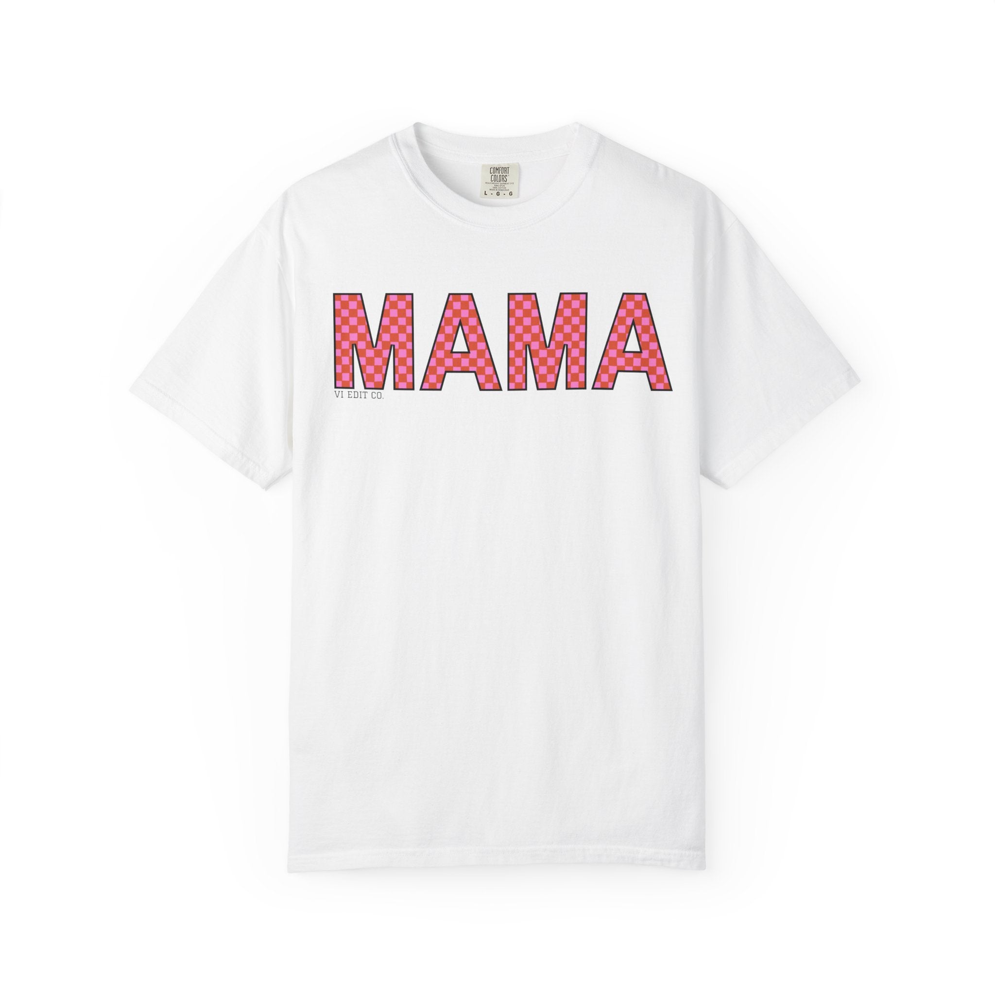 MAMA floral applique T-shirt | Mama graphic tee
