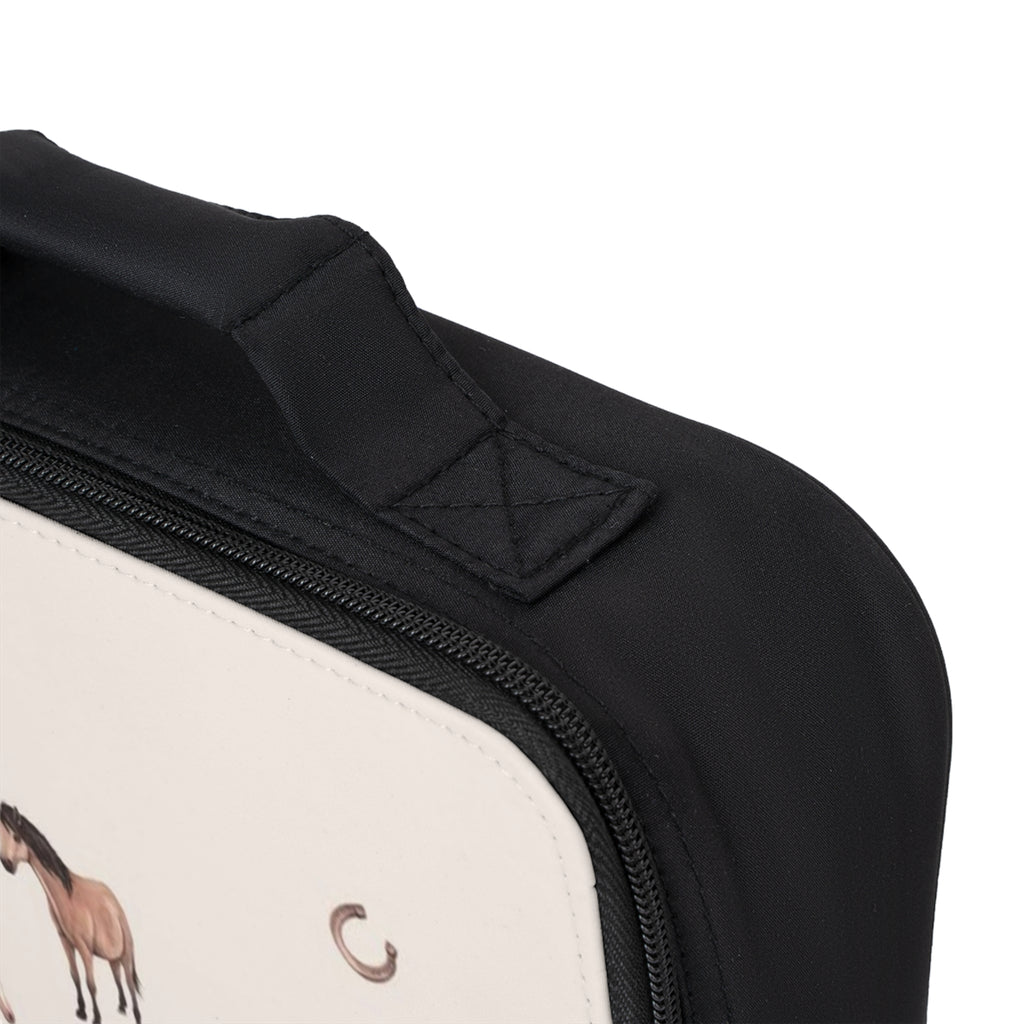 Horse Pattern Lunch Bag — Cute Equestrian Kids Lunchbox