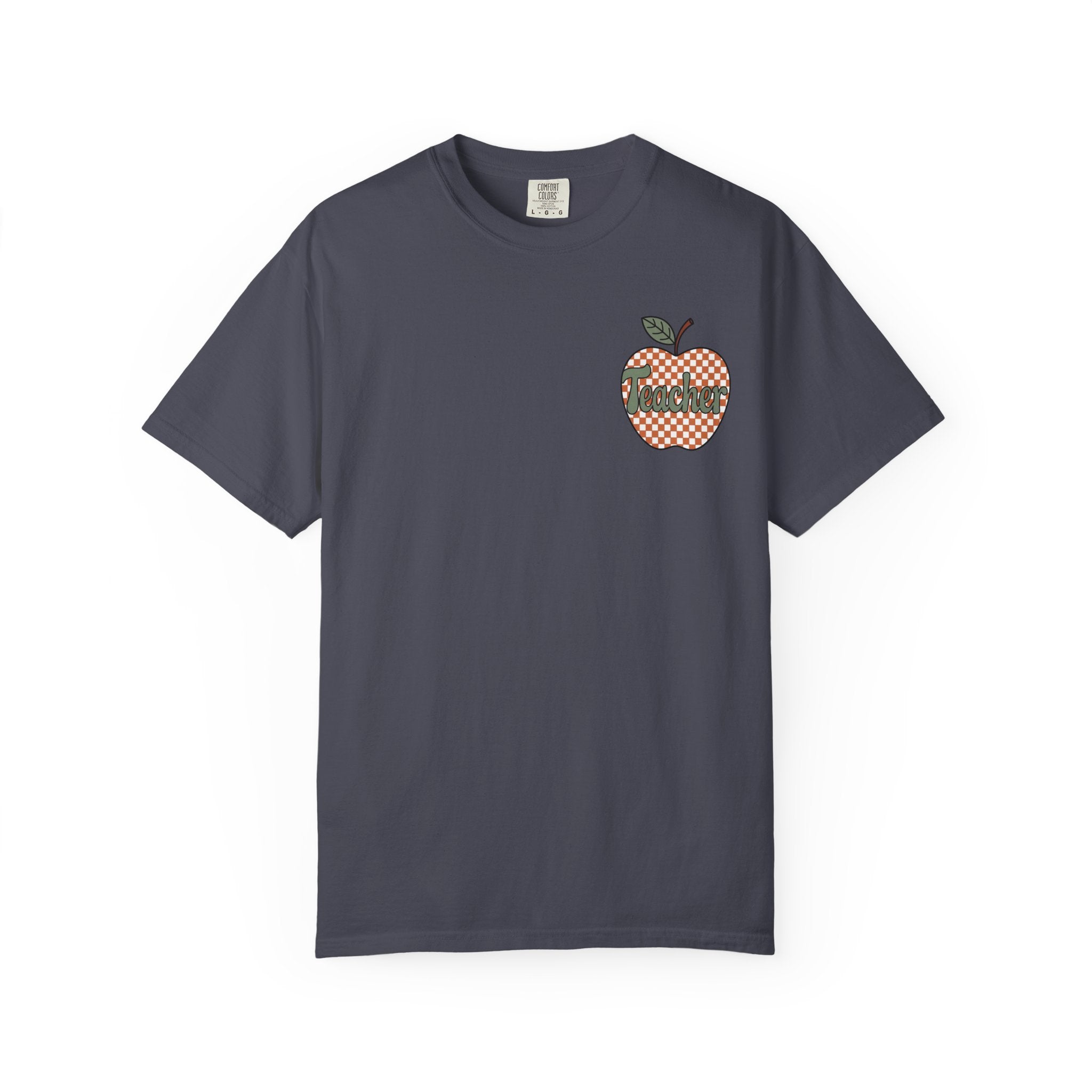 Apple Checkerboard Graphic T-Shirt