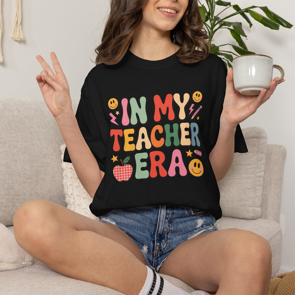 Teacher Era T-Shirt — Cute Retro "In My Teacher Era" Graphic Tee for Educators
