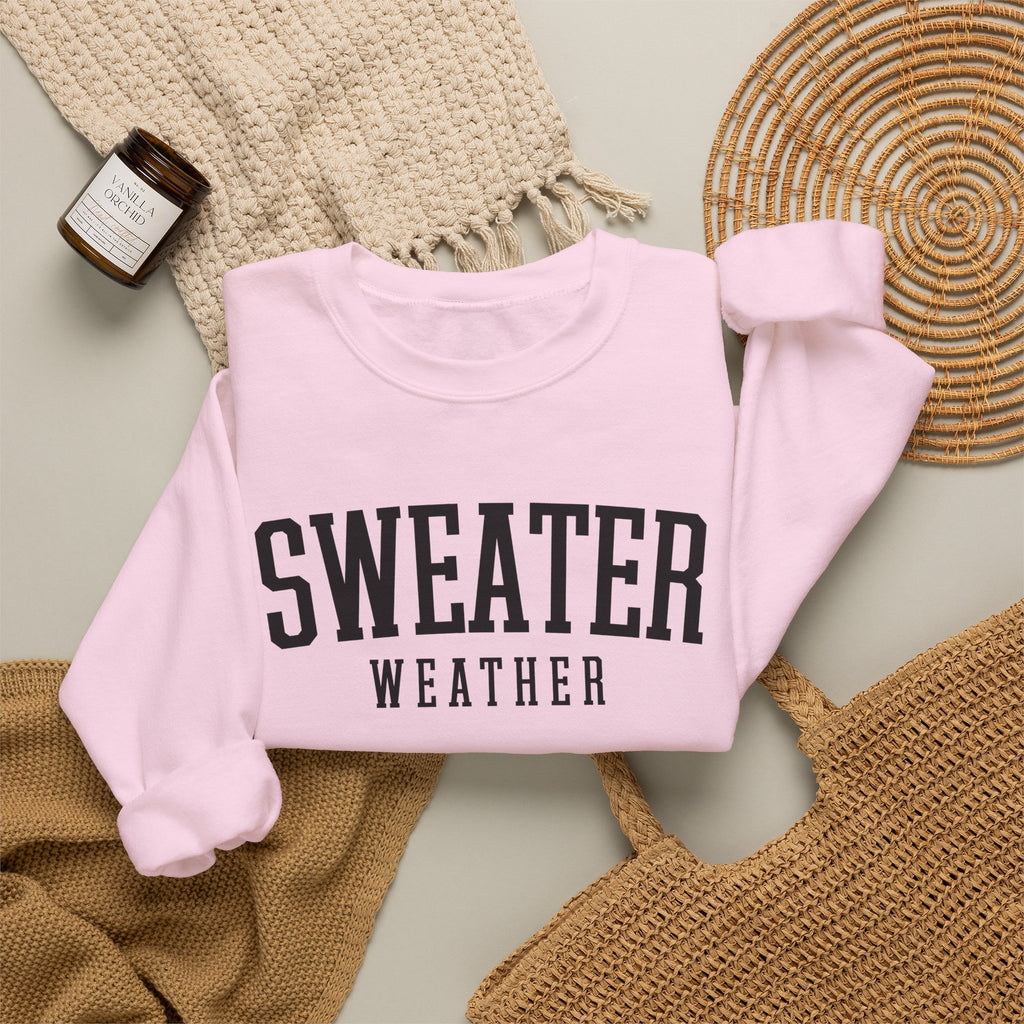 Sweater Weather Crewneck Sweatshirt – Cozy Fall Pullover