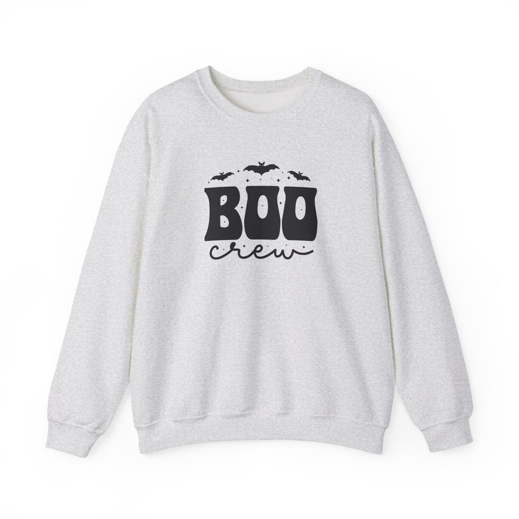 Boo Crew Sweatshirt – Cute Halloween Crewneck with Bats