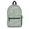 Cow Print Kids Backpack — Cute Pastel Farm Animal School Bag