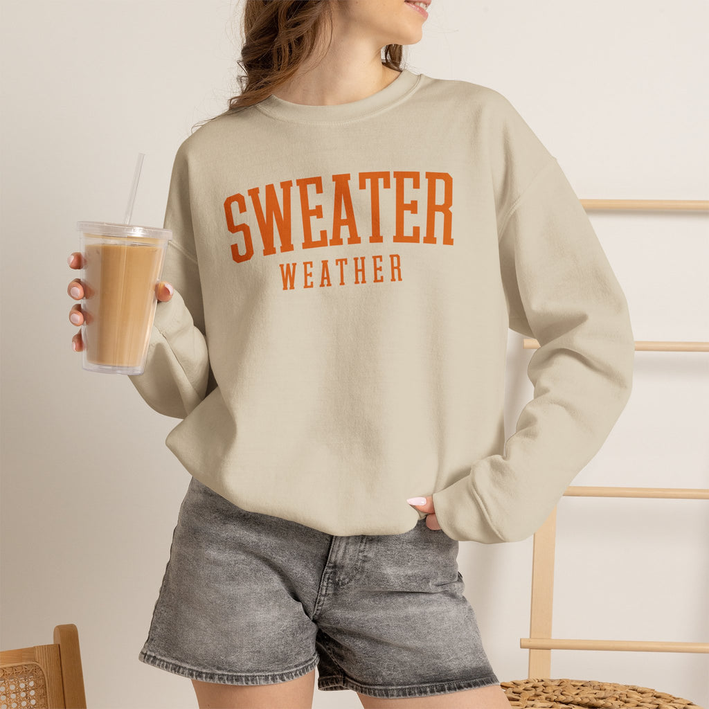 Sweater Weather Crewneck Sweatshirt — Cozy Fall Pullover