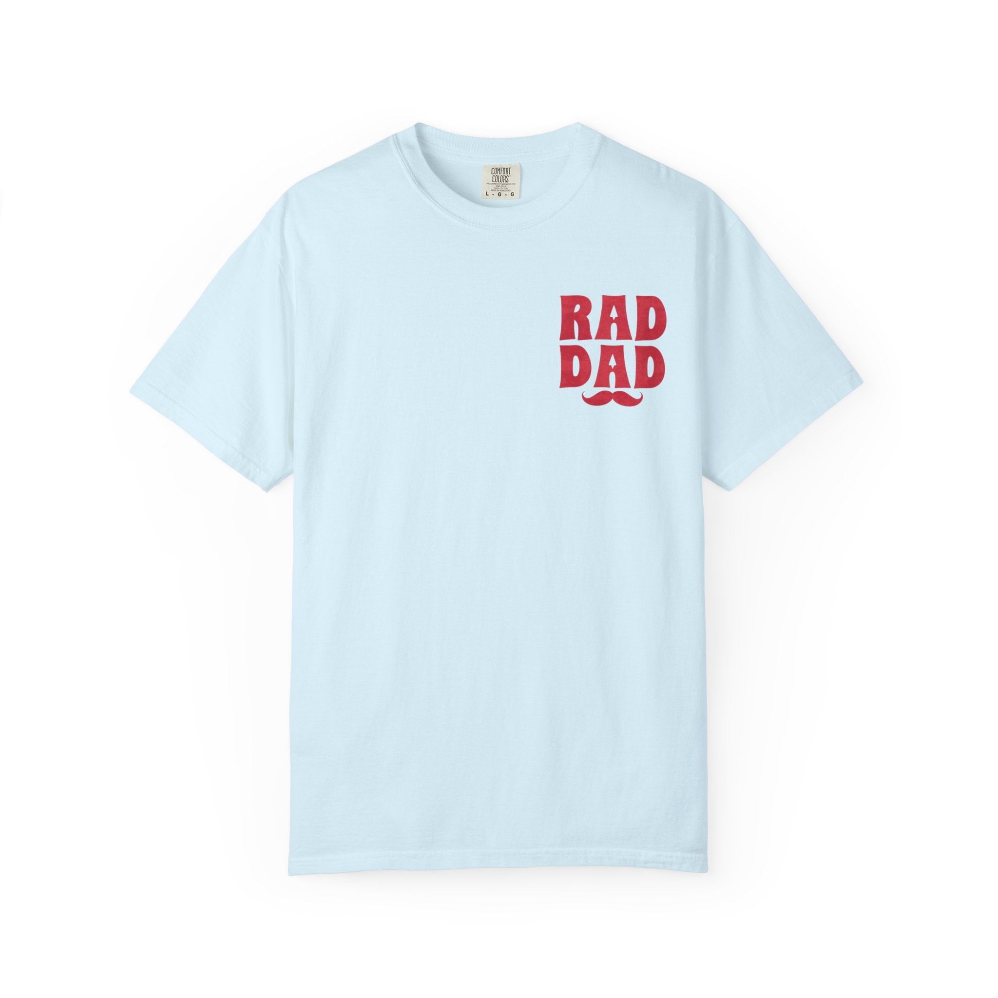 Rad Dad T-Shirt with Mustache Graphic — Father’s Day Gift Tee