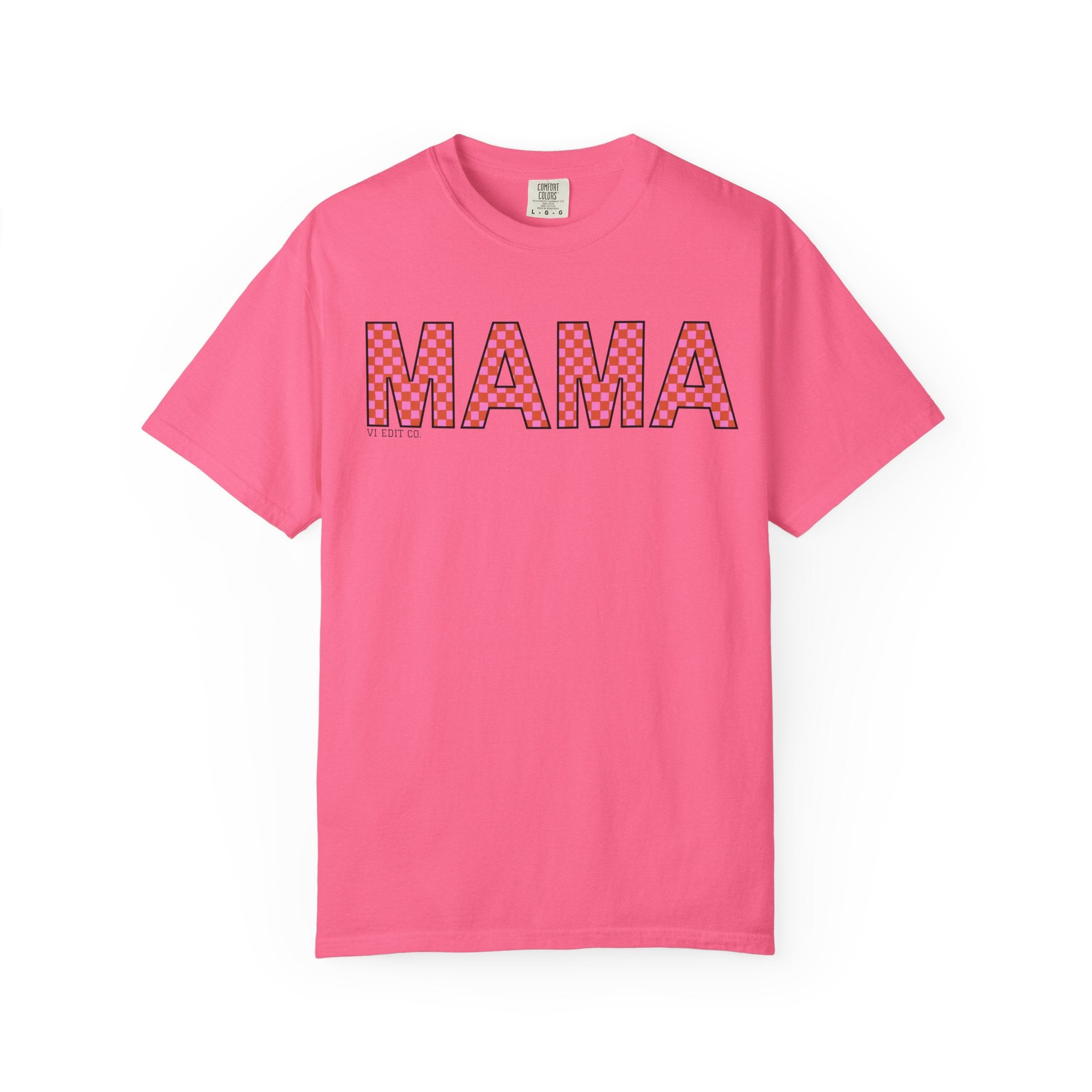 MAMA floral applique T-shirt | Mama graphic tee