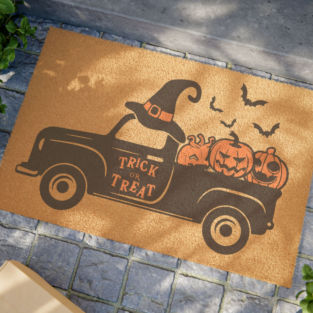Trick or Treat Truck Welcome Mat