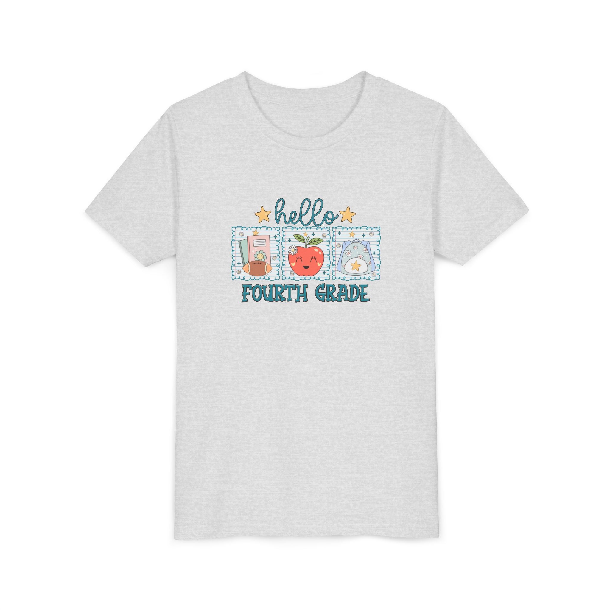 Hello Fourth Grade Tee - Youth