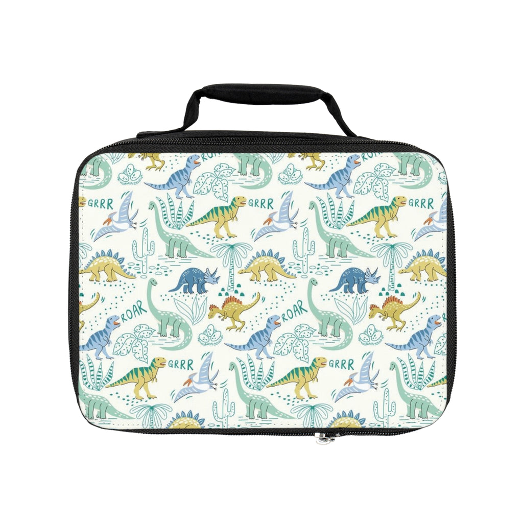 Dinosaur Pattern Kids Lunch Bag — Cute Dino School Lunchbox