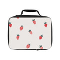 Strawberry Pattern Lunch Bag — Cute Insulated Kids & Adult Bento Bag