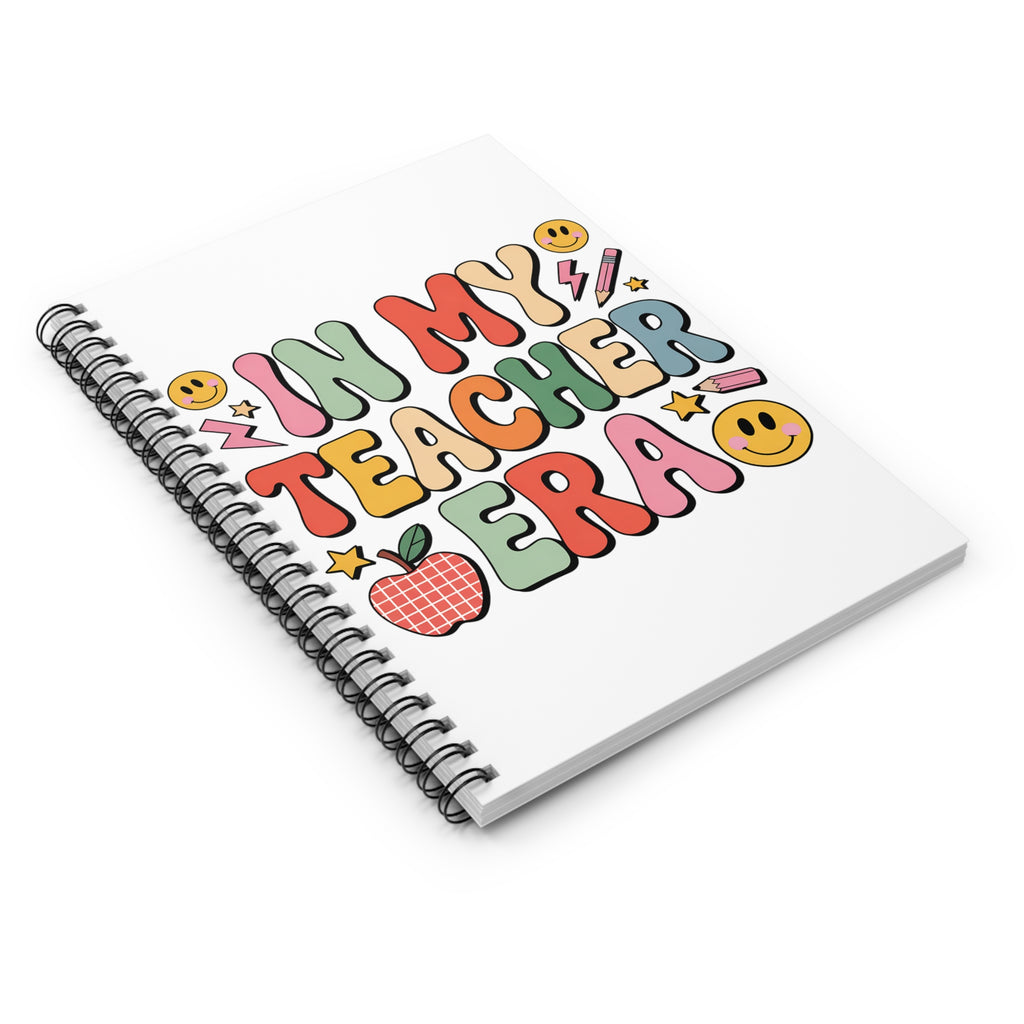 Teacher Era Spiral Notebook — 'In My Teacher Era' Colorful Teacher Gift