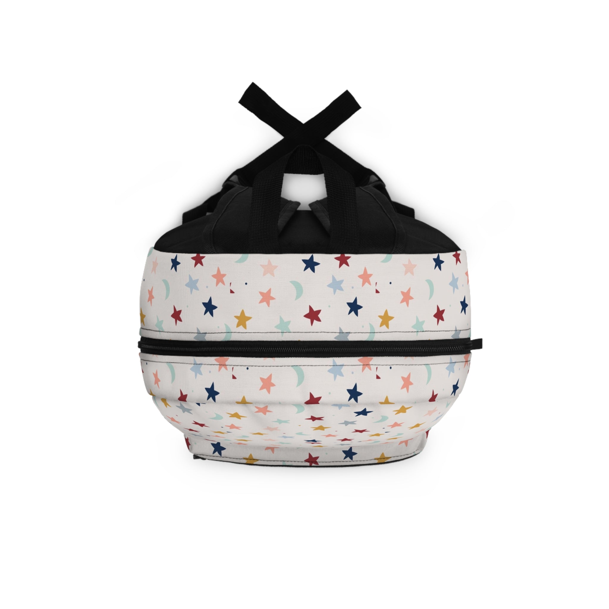 Kids' Star & Moon Backpack — Cute Pastel Pattern School Bag