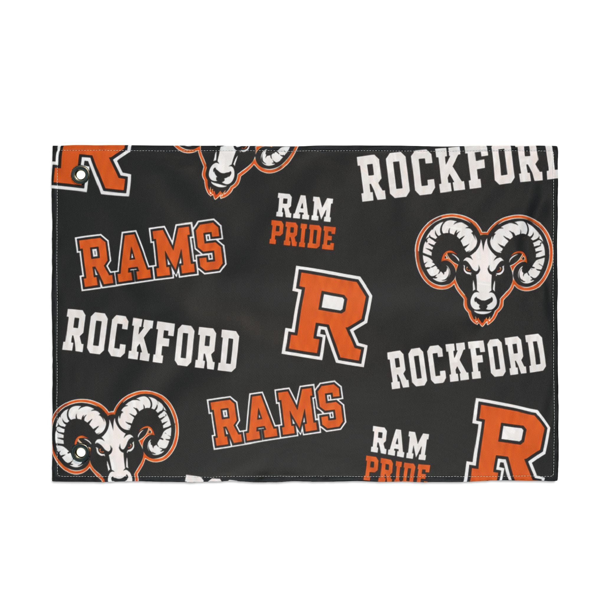 Rockford Rams Double-Sided Flag