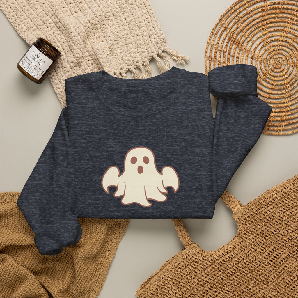 Ghost Graphic Sweatshirt — Cute Halloween Crewneck
