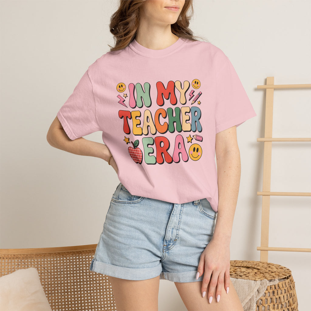 Teacher Era T-Shirt — Cute Retro "In My Teacher Era" Graphic Tee for Educators