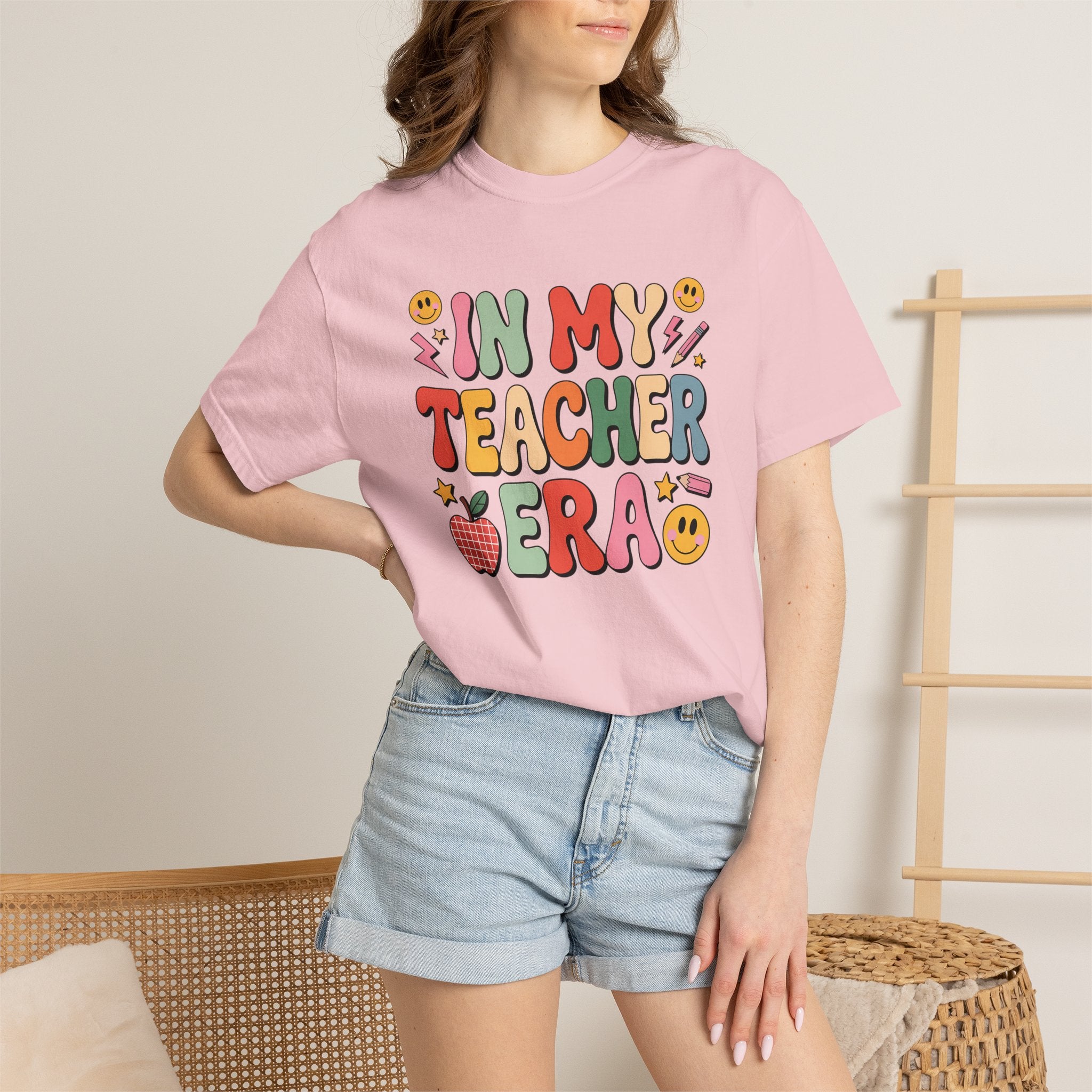 Teacher Era T-Shirt — Cute Retro "In My Teacher Era" Graphic Tee for Educators