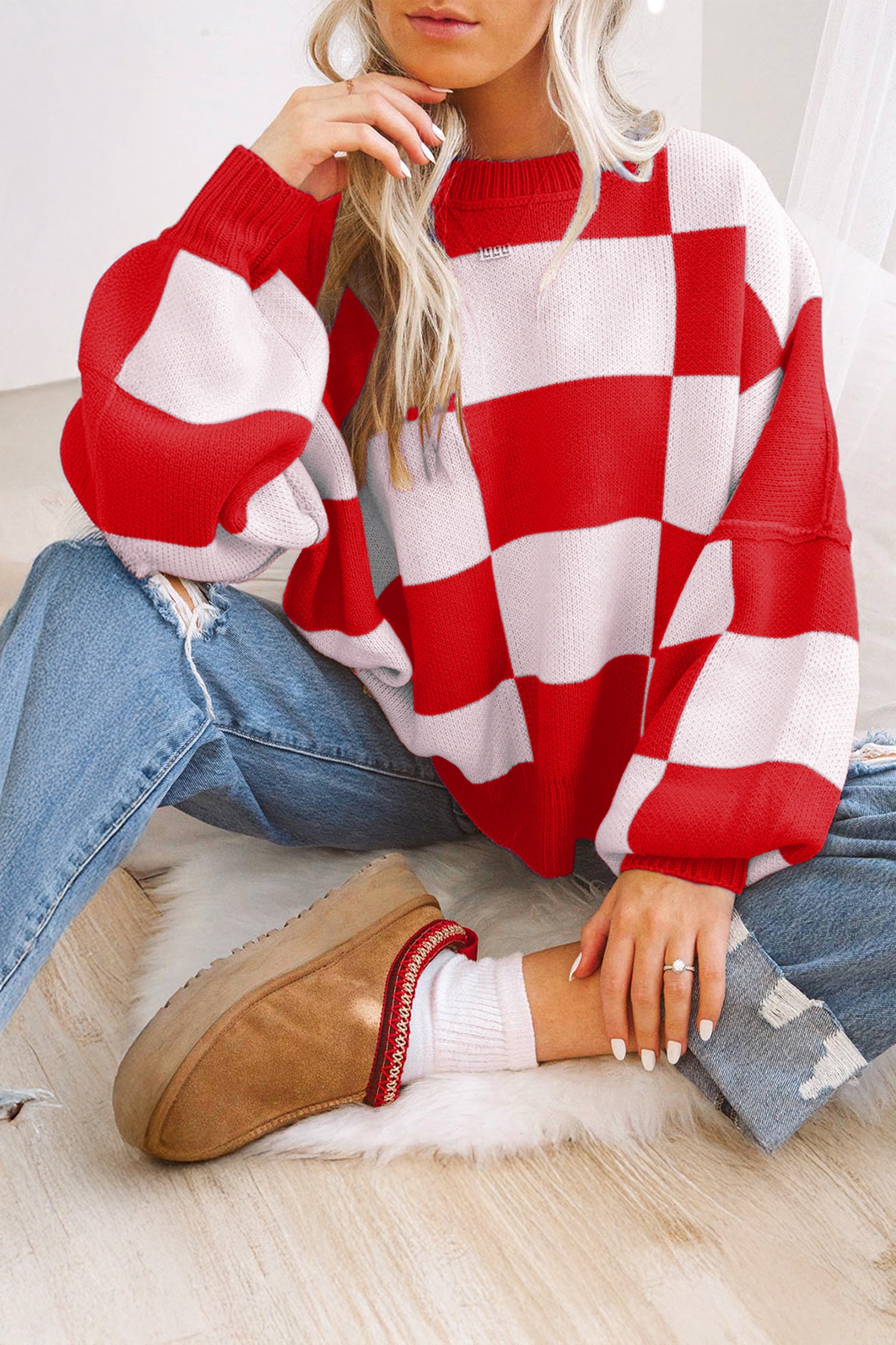 Checkered Sweater