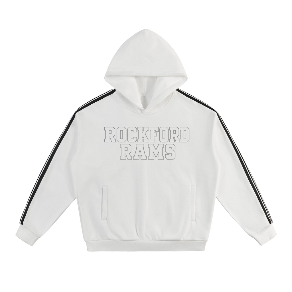 Rockford Rams Side Stripe Drop-Shoulder Hoodie